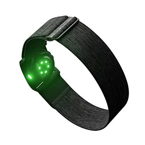 Polar Verity Sense - Brazalete para sensor óptico de FC - ANT+ Bluetooth Dual - Sensor de FC para hacer deporte con un solo botón - Compatible con Peloton, Endomondo, Zwift y más