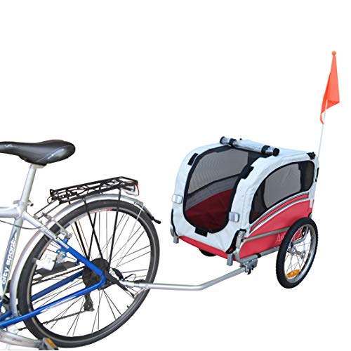 Polironeshop Argo - Remolque y carrito para bicicleta para el transporte de perros