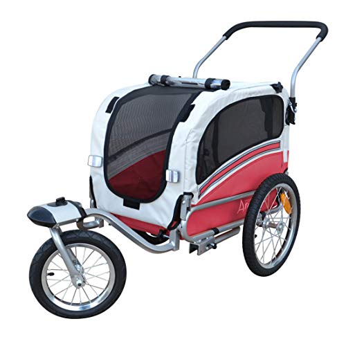 Polironeshop Argo - Remolque y carrito para bicicleta para el transporte de perros