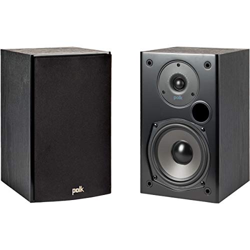 Polk Audio T15 - Altavoce con Woofer bi-laminado de fibra 5.25", color negro