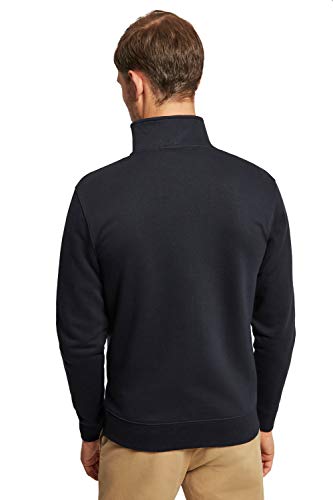 POLO CLUB Sudadera Azul Marino con Cremallera Y Logo Bordado para Hombre