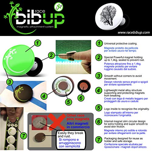 BibUp - Imanes para fijar el dorsal