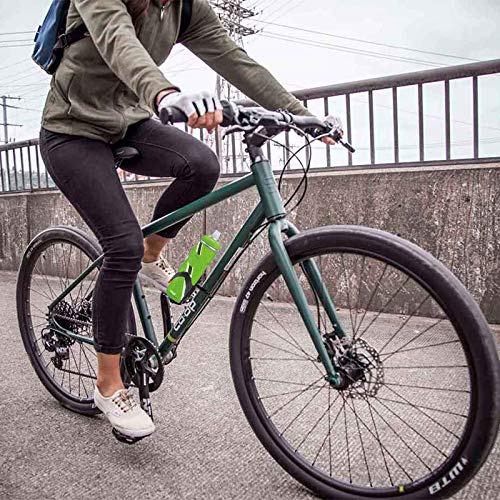 Portabidón para Bicicleta Ligero, Portabotellas Bicicleta Juego de 2, Jaula de Botellas de Bicicleta, con 1 Adaptador Portabotellas, Soporte para Botellas de Bicicleta para MTB, Cochecitos y Scooters