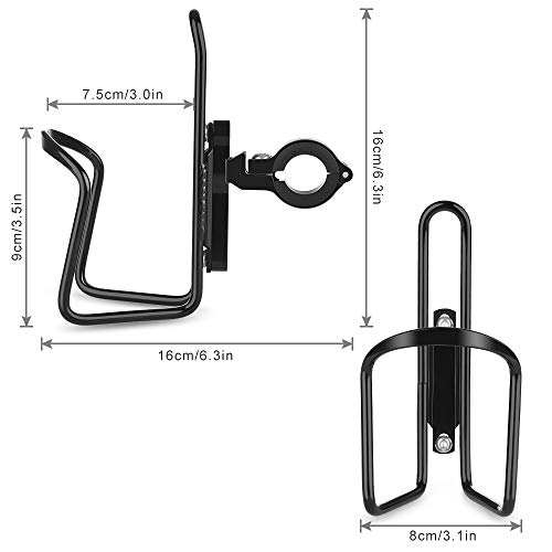 Portabidón para Bicicleta,Diyife Portabidón de Ciclismo para Bicicletas de Montaña y Carretera, Impermeable Soportes para Botella de Agua, Tecnología de Soldadura TIG Aluminio de Aviación 6061