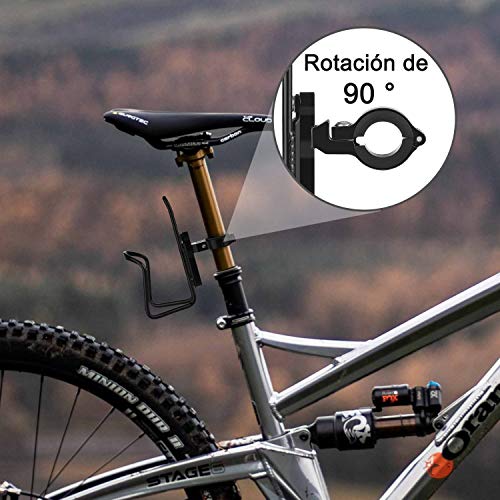 Portabidón para Bicicleta,Diyife Portabidón de Ciclismo para Bicicletas de Montaña y Carretera, Impermeable Soportes para Botella de Agua, Tecnología de Soldadura TIG Aluminio de Aviación 6061