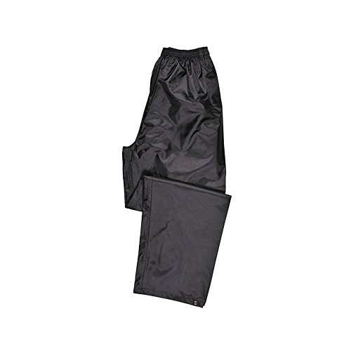 Portwest Pantalones para lluvia Classic Unisex, Color: Negro, Talla: 5XL, S441BKR5XL