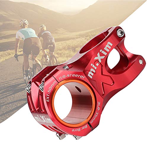Potencia de Bici, 31.8 * 50 mm Elevador del Manillar, Piezas de Bici, Vástago Corto