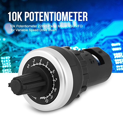 Potenciómetro 10k-Potenciómetro 10k Montaje en panel VSD VFD para variador de velocidad invertido