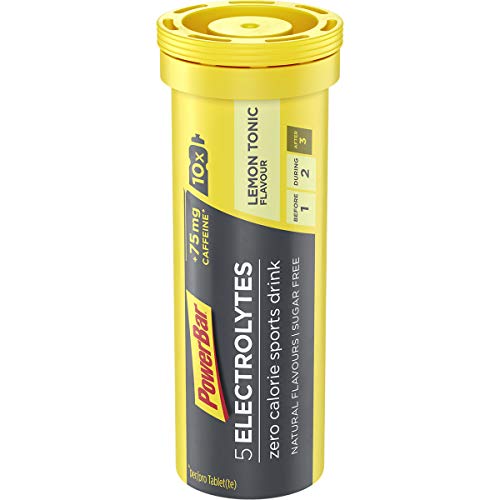 PowerBar 5 Electrolytes Lemon Tonic 12x10Tabs - Pastillas Efervescentes con 5 Electrolitos