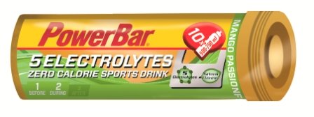 PowerBar 5 pastillas Electrolyte 5 tubos x 10 pastillas.