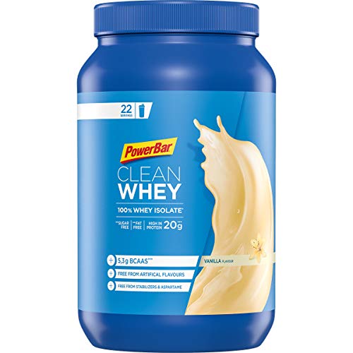 PowerBar Clean Whey 100% Isolate Vanilla 570g - Polvo de Alta Proteína - Suero Aislado