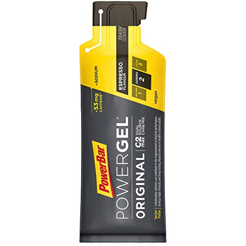 PowerBar PowerGel Original Espresso 24x41g - High Carb Energy Gel + C2MAX Magnesio e Sodio