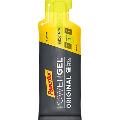 PowerBar PowerGel Original Lemon Lime 24x41g - High Carb Energy Gel + C2MAX Magnesio e Sodio