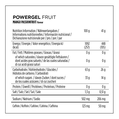PowerBar PowerGel Original Salty Peanut 24x41g - High Carb Energy Gel + C2MAX Magnesio e Sodio