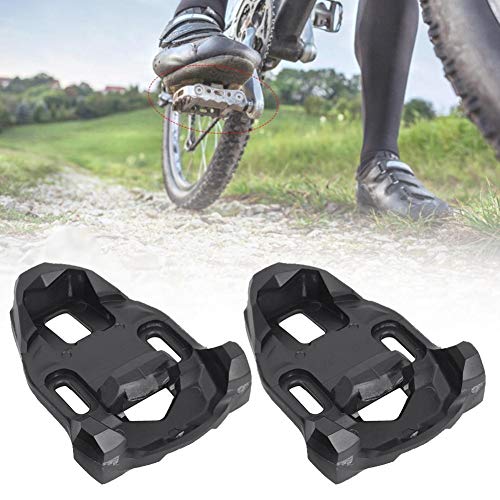 Powerlift Pedal de la Grapa de Bloqueo, 1 par de plástico Negro Bici del Camino de la Grapa de Bloqueo Antideslizante Bici del Camino de la Grapa for Montar a Caballo