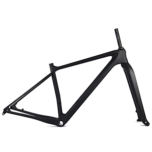 PPLAS 29er Boost 148x12mm Carbon Mountain Bike Frame T1000 Carbon MTB Bicycleet Freameset con 110x15mm Fork (Color : UD Black Glossy, Size : 19inch)