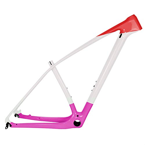 PPLAS T1000 Ful MTB Frame 27.5er 29er Ultralight Mountain Bike Carbon Frame PF30 Tamaño 15/17/19/21" (Color : Mint Green Glossy, Size : 29er 19inch)