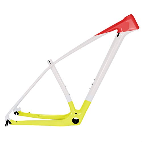 PPLAS T1000 Ful MTB Frame 27.5er 29er Ultralight Mountain Bike Carbon Frame PF30 Tamaño 15/17/19/21" (Color : Mint Green Glossy, Size : 29er 19inch)