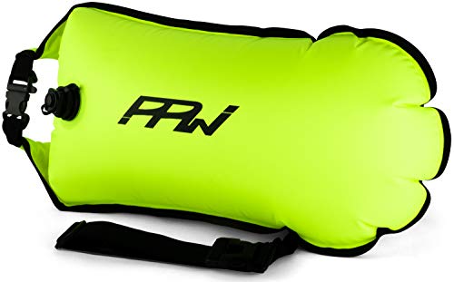 PPWear Boya de natación ideal para triatlón, remos o nadador: la boya flotante garantiza el almacenamiento impermeable de objetos de valor y aumenta la visibilidad.