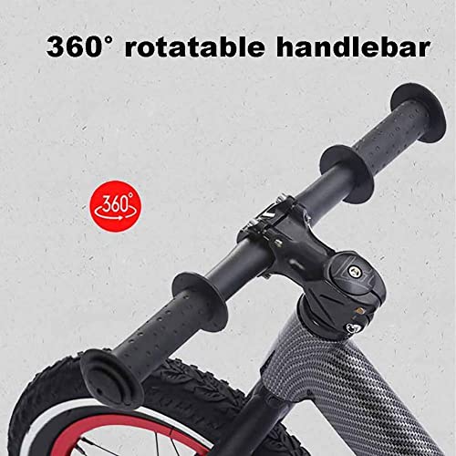 PresentTrike Bicicleta de equilibrio para 2, 3, 4, 5, 6 años de edad, Bicicleta de equilibrio para niños Sin pedal Bicicleta para niños pequeños con manillar y asiento ajustables, B Happy house