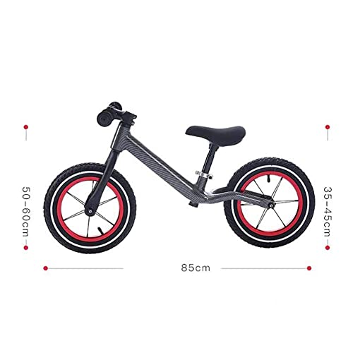 PresentTrike Bicicleta de equilibrio para 2, 3, 4, 5, 6 años de edad, Bicicleta de equilibrio para niños Sin pedal Bicicleta para niños pequeños con manillar y asiento ajustables, B Happy house