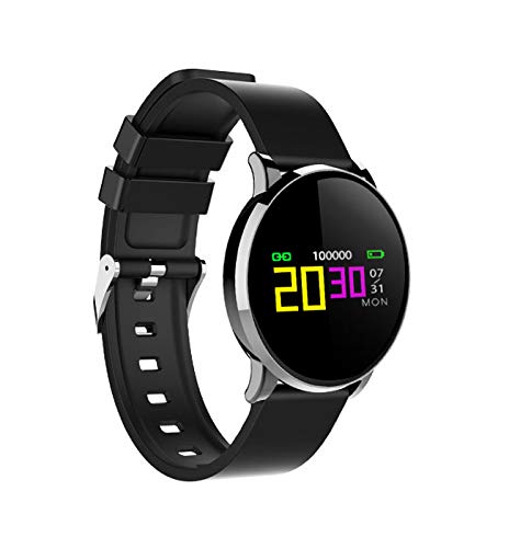 PRIXTON AT802 - Pulsera de Actividad con Pulsómetro, Pantalla a Color, Bluetooth 4.0, Modo Multideporte, Monitor del Sueño