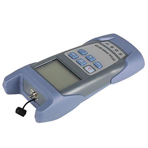 Probador de Medidor de potencia óptica Medidor de atenuación óptica AUA-85 Rango de prueba de 6 longitudes de onda -70 a +10 dBm (Gris)
