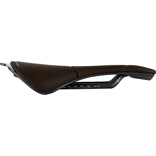  Prologo Sillín de Carretera Scratch M5 Nack para Hombre, Color marrón Oscuro, 140 mm