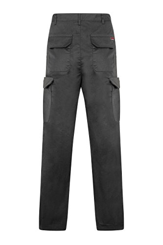 ProLuxe Endurance - Pantalones Tipo Cargo, de Combate, con Bolsillos para Rodillera y Costuras reforzadas, Negro 46T