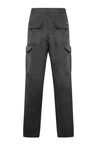 ProLuxe Endurance - Pantalones Tipo Cargo, de Combate, con Bolsillos para Rodillera y Costuras reforzadas, Negro 46T