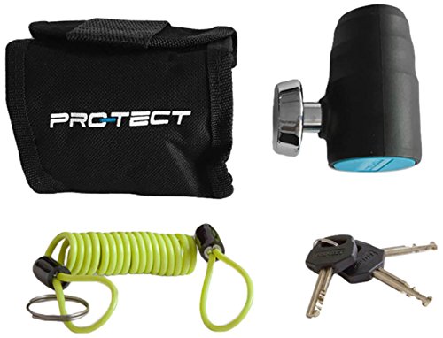 Protect Pro-TECT Unisex Bloqueo de Freno de Disco ágata Art-4, Negro, un tamaño