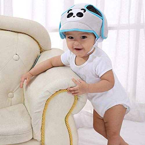 Protector de casco para niños de corta edad de seguridad, anticolisión de seguridad infantil, protector de casco ajustable para la cabeza, protección de 6 meses con capuchón a 6 años