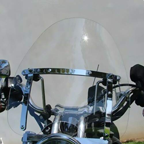Protector de pantalla de parabrisas de plástico de motocicleta para Hond-a Nighthawk Rebel 250 Aero ACE RS 700 1969-2017 (clear)