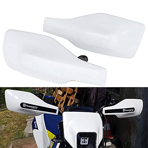 Protector Manillar Moto Paramanos H.usqvarna Guardamanos Moto para H.usqvarna FC 250 /350/450 TC 125/250 FE 250/350/450/501/501S TE 125/250/300 FX 350/450 TX 300-blanco