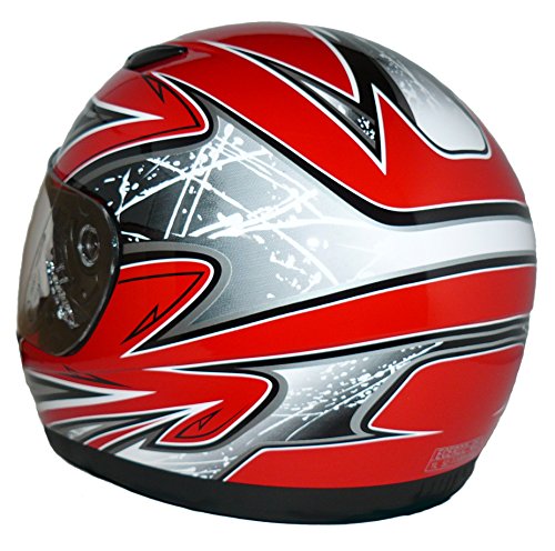 Protectwear Casco de moto de los niños rojo SA03-RT Tamaño 2XS (juventud M) 50/51 cm