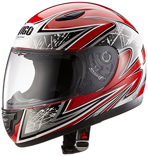 Protectwear Casco de moto de los niños rojo SA03-RT Tamaño 2XS (juventud M) 50/51 cm