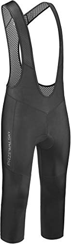 Przewalski Pantalones cortos de ciclismo para hombre, con material acolchado 4D Pro Tech, pantalones de ciclismo para hombre, transpirables y de secado rápido, color negro, Hombre, Color negro., small
