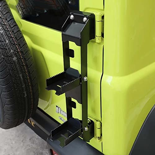 Puerta trasera plegable para coche, escalera de acero para subir, pedal de puerta trasera, accesorios exteriores para Suzuki Jimny JB64 JB74w 2019 2020 2021, hierro