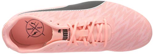 PUMA 194478, Zapatillas de Atletismo Unisex Adulto, Elektro Peach Negro Plata, 42 EU