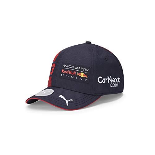 PUMA AMRBR Replica Verstappen BB Cap Gorra, Unisex Adulto, Night Sky/Chinese Red, Talla Única