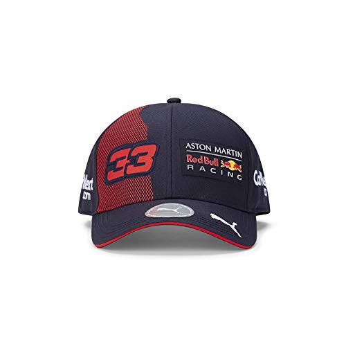 PUMA AMRBR Replica Verstappen BB Cap Gorra, Unisex Adulto, Night Sky/Chinese Red, Talla Única