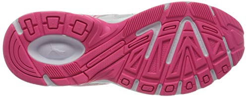 PUMA Axis, Zapatillas Unisex Adulto, Blanco White/Glowing Pink/Gray Violet, 38.5 EU