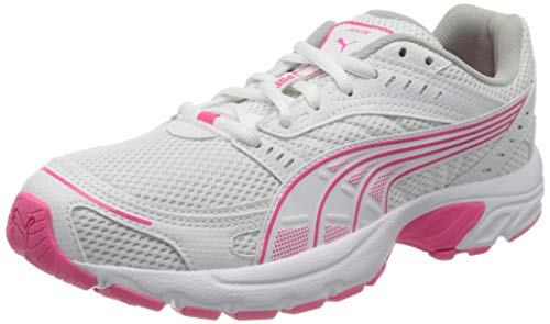 PUMA Axis, Zapatillas Unisex Adulto, Blanco White/Glowing Pink/Gray Violet, 38.5 EU