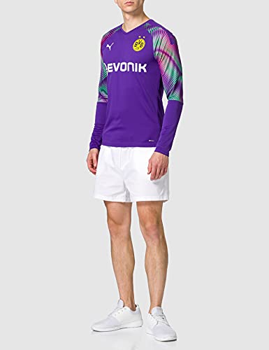 PUMA BVB LS Gk Shirt Replica with Evonik Without Opel Logo Camiseta De Portero, Hombre, Prism Violet, XXL