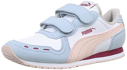 Puma Cabana Racer SL V PS, Zapatillas Deportivas, White Lot, 30 EU