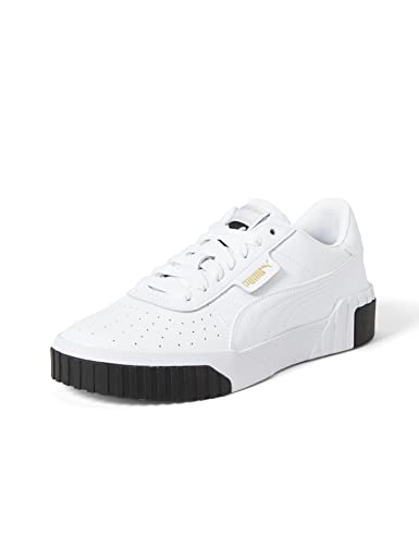 PUMA Cali Wn's, Zapatillas, para Mujer, Blanco (Puma White-Puma Black), 38 EU