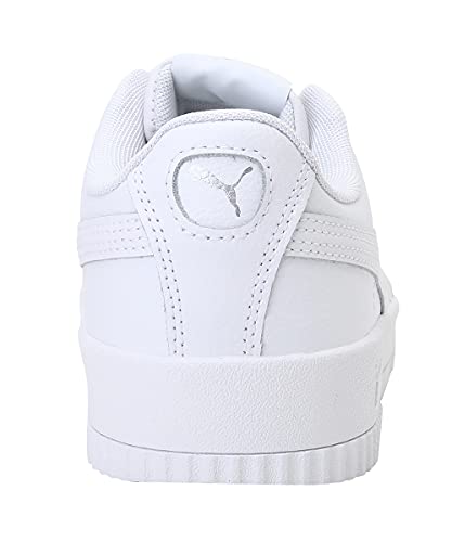 PUMA Carina L, Zapatillas Bajas, para Mujer, Blanco (Puma White-Puma White-Puma Silver), 36 EU