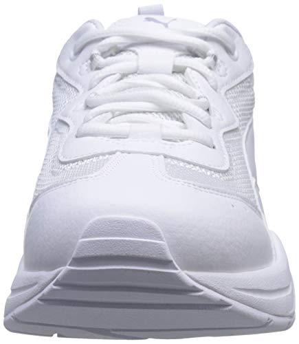 PUMA Cilia, Zapatillas, para Mujer, Blanco (Puma White-Gray Violet-Puma Silver), 39 EU