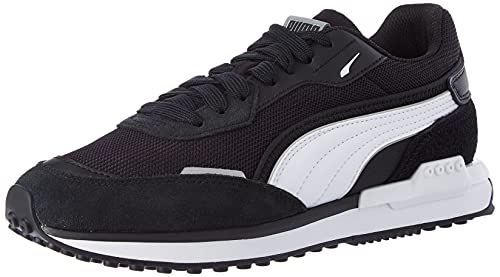 PUMA City Rider B&W, Zapatillas Unisex Adulto, Black, 39 EU