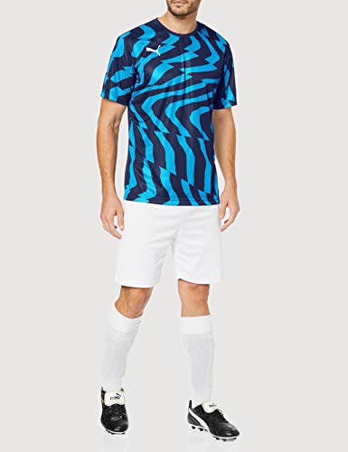 PUMA Cup Jersey Core Maillot, Hombre, Azul (Electric Blue Lemonade White), XL